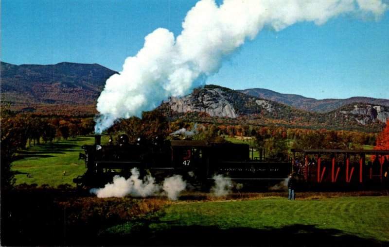 Trains Conway Scenic Railroad Steam Locomotive No 47 Heading For Conway Hew H...