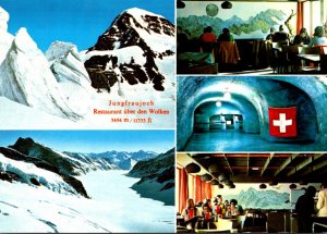 Switzerland Jungfraujoch Restaurant Ueber Den Wolken Multi View