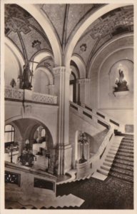 Netherlands Den Haag Palace Of Peace Grand Staircase Real Photo