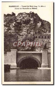 Old Postcard Marseille Channel Tunnel Rove Marseille in Rhone