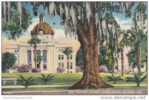 Florida Deland Volusia County Court House Curteich