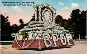 PASADENA, CA California  2  c1910s Postcards of TOURNAMENT of ROSES Floats