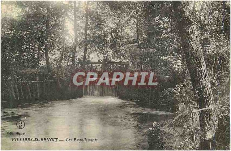 Old Postcard Villiers St Benoit The Empellements