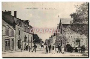 Nort sur Erdre Old Postcard Grande High Street