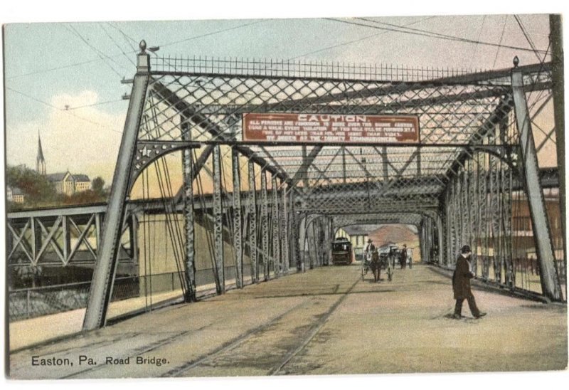 Postcard Road Bridge Easton PA