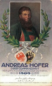 Military Andreas Hofer Oberkommandant Tirol 1809 Postcard 06.42