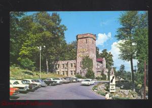 CHATTANOOGA TENNESSEE CAVE ENTRANCE RUBY FALLS 1950's CARS VINTAGE POSTCARD