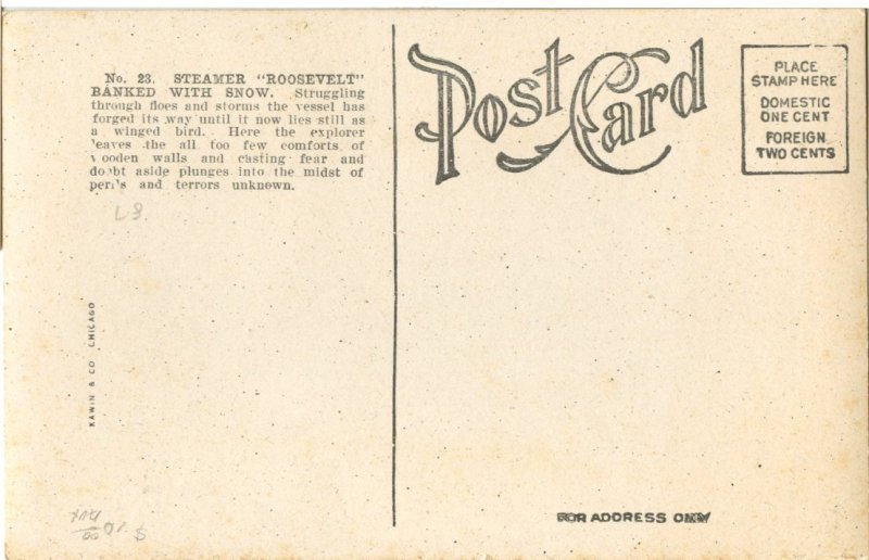 NORTH POLE, Peary's Expedition, 1909