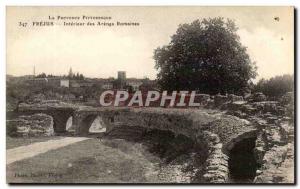 Old Postcard Provence Picturesque Frejus Interieur des Arenes Roman