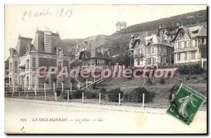 Postcard Old Nice Villas Le Havre