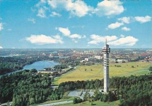 Sweden Stockholm Panorama Over Kaknas River & City