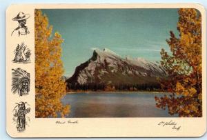 Mount Rundle Banff Alberta Canada 4x6 Postcard A43
