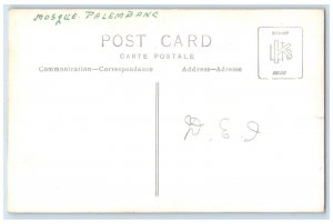 c1930's Palebang Mosque Palembang Indonesia Unposted RPPC Photo Postcard