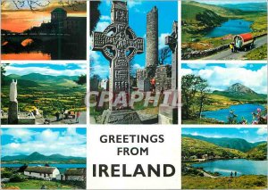 Modern Postcard Greetings from Ireland