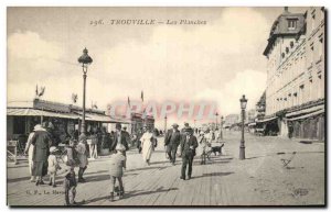 Old Postcard Trouville The Boardwalk