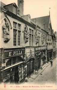 CPA REIMS-Maison des Musiciens rue de Tambour (346197)