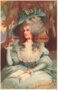 Unknown Artist, Meissner & Buch No 1523, Pretty Woman Reading a Book