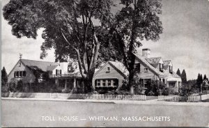 Toll House Whitman Massachusetts MA Built 1709 Postcard UNP Unused VTG Vintage 