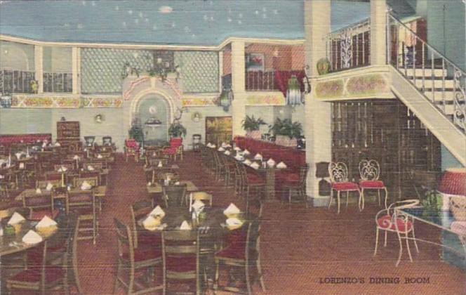 New York Rochester Casa Lorenzo Italian Restaurant Dining Room Chestnut Stree...