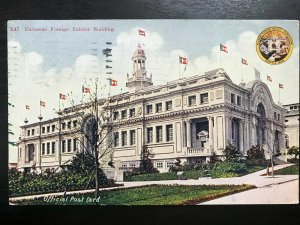 Vintage Postcard 1909 European Foreign Exhibit Building Seattle Washington