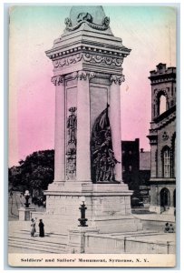 c1910 Soldier's and Sailor's Monument Syracuse New York NY Antique Postcard