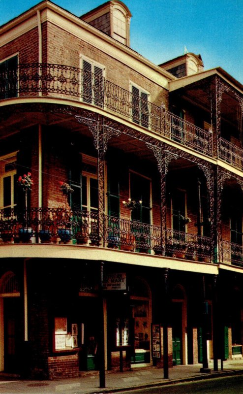 Louisiana New Orleans Delicate Lace Balconies Corner Of Royal and St Ann Streets