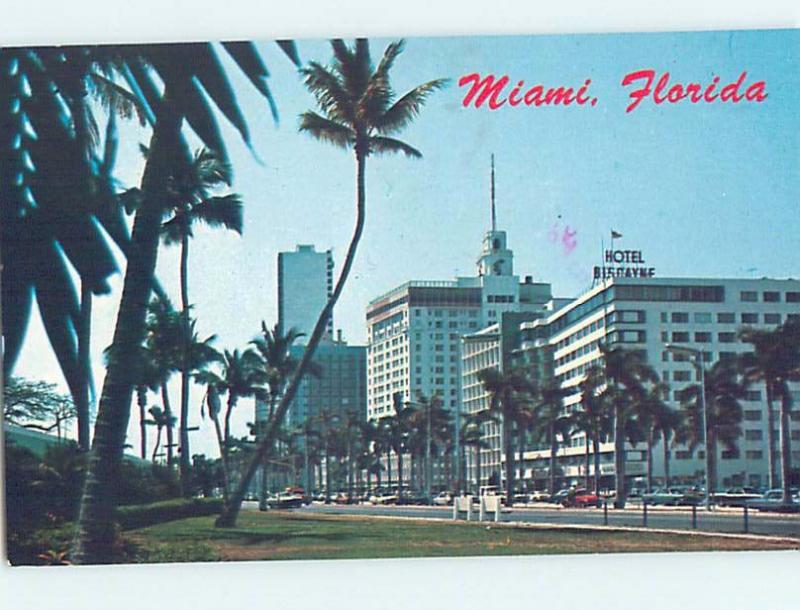 Pre-1980 BISCAYNE HOTEL ON BISCAYNE BOULEVARD Miami Beach Florida FL F7047