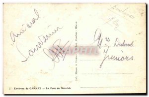 Around Gannat Old Postcard Bridge Neuviale