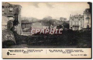 Verdun - War 1914 1918 - Verdun bombards the right bank of the Meuse taking t...