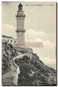 Old Postcard Lighthouse Cap Ferrat
