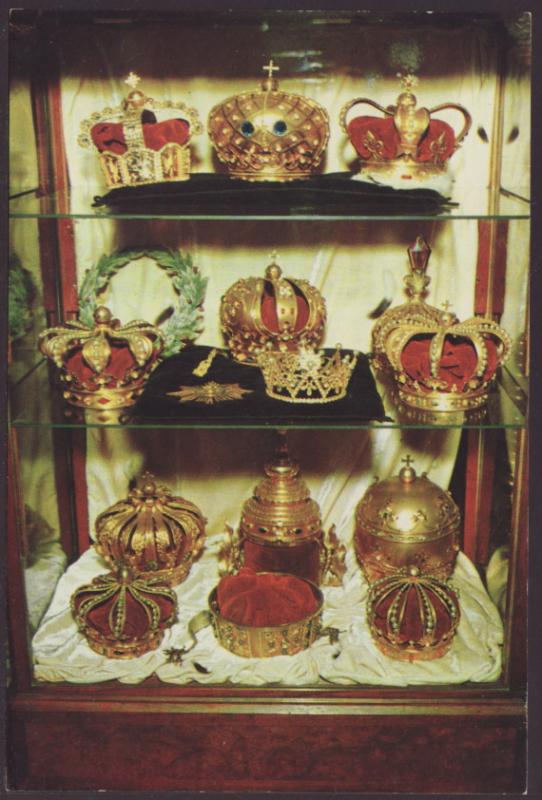 Replica Cown Jewels,Lightner Museum,St Augustine,FL Postcard