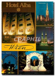 Postcard Modern Hotel Alba Wien