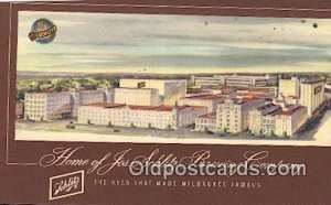 Jos Schlitz Brewing Company Milwaukee, Wis, USA Brewery Unused 