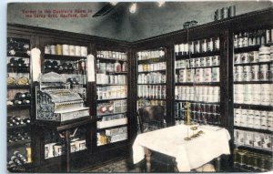 HANFORD, CA California~ Cashier's Room ESREY GRILL~ c1910s Kings County Postcard