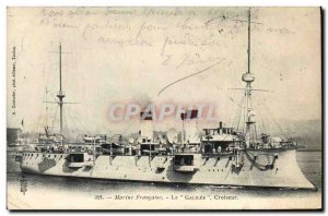 Old Postcard Boat The Breastplate of & # 39escadre Gallic turrets