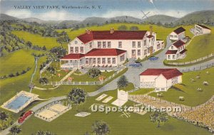 Valley View Farm - Westbrookville, New York NY Postcard