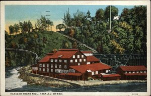 Hakalau Hawaii HI Sugar Mill c1900s-20s Postcard