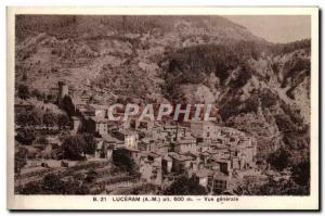 Postcard Old Luceram Vue Generale