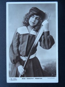 Actress MISS DOROTHY FROSTICK c1906 RP Postcard by Beagles & Co.