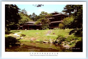 Nikko Tamozawa Imperial Villa Memorial Park Fresh Green JAPAN 4x6 Postcard