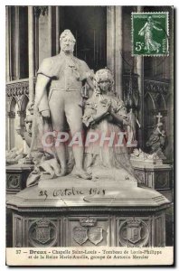 Old Postcard Dreux Chapelle Saint Louis Tomb of Louis Philippe and Queen Mari...