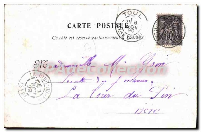 Old Postcard Toul Vue Generale