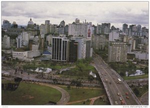 Aerial View of Rio Grande Do Sul, Port Alegre, Brazil 1960-70s