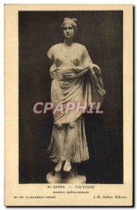 Postcard Old Victory Greco Roman Musee Jacquemart Andre