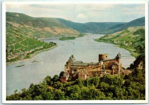 M-21682 The Rhine Jugendburg Stahleck Bacharach Germany