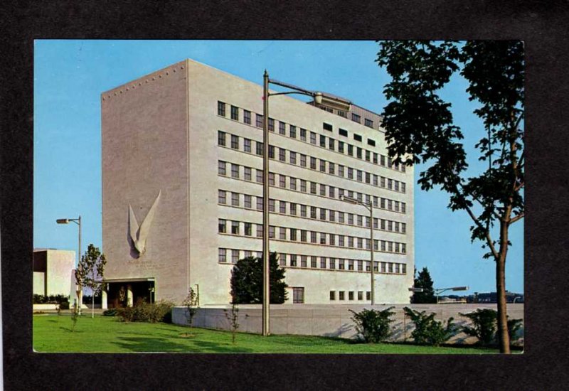 MI VA Veterans Administration Bldg. Detroit Michigan Postcard