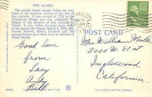 The Alamo - San Antonio, Texas TX  