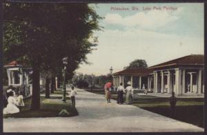 Lake Park Pavilion,Milwaukee,WI Postcard