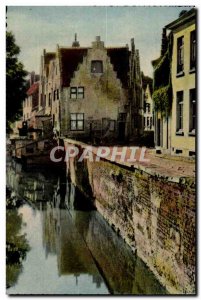 Old Postcard Brugge Pottemakersstraat Street pottery