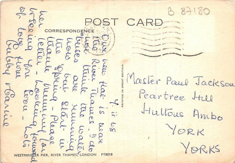 B87180 ship bateaux westminster pier river thames london   uk